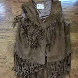 Joyfolie boho fringe vest